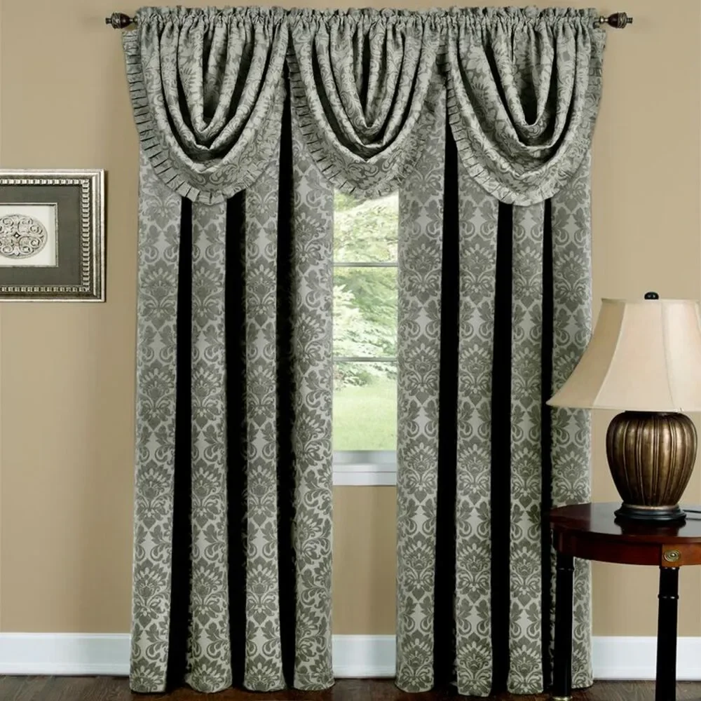 Achim Home Furnishing: Sutton Sage Floral Transitional Blackout Window Curtain